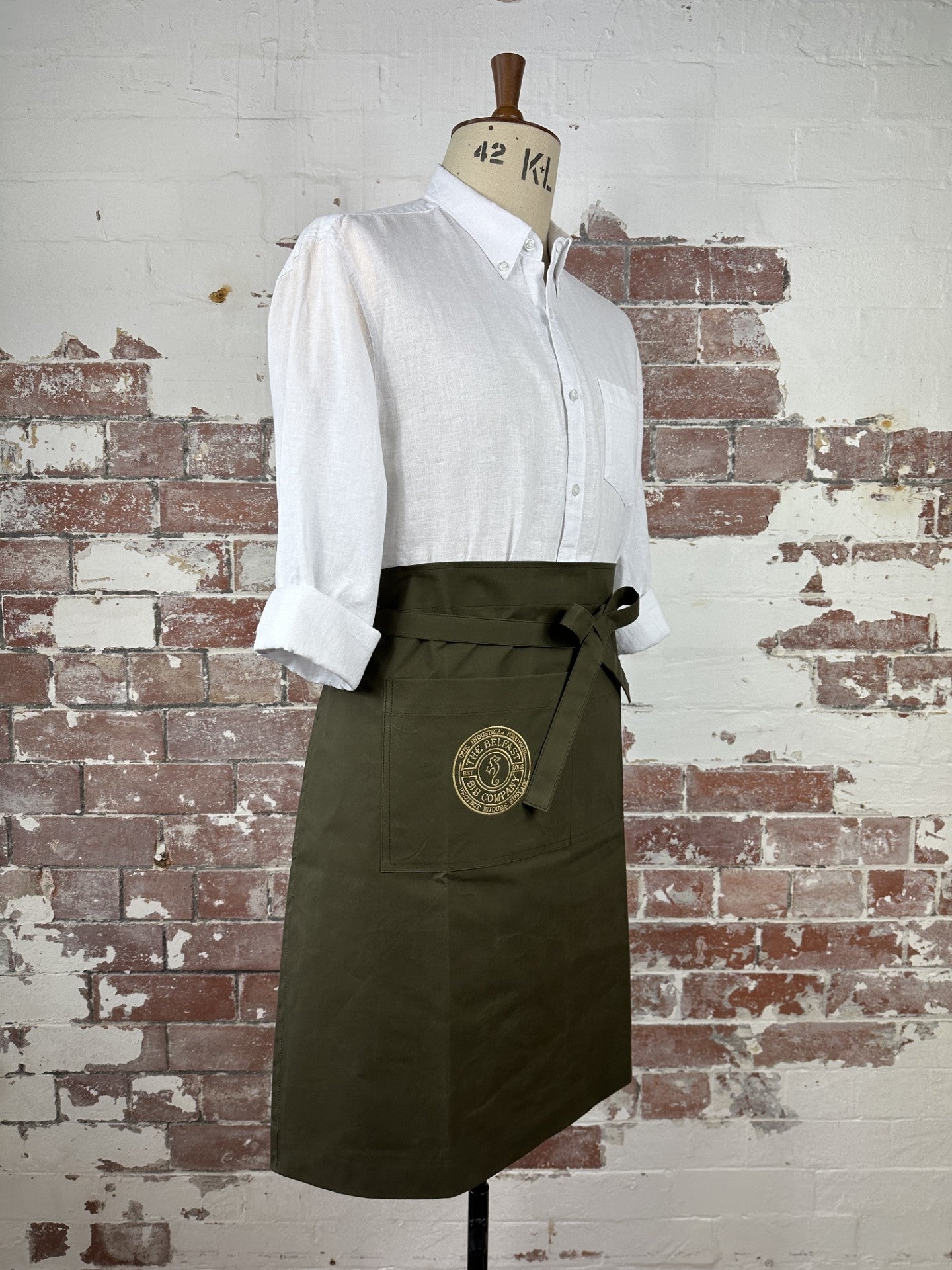 The Belfast Classic 'Un-Bibbed' - Khaki Brown